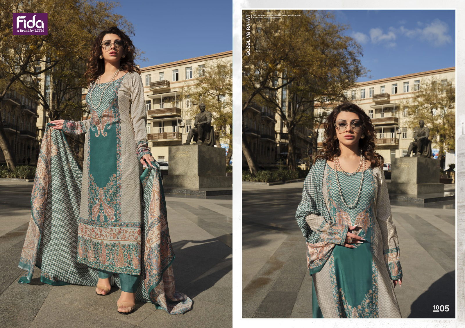 Murad By Fida Voile Cotton Dress Material Wholesale Clothing Suppliers In India